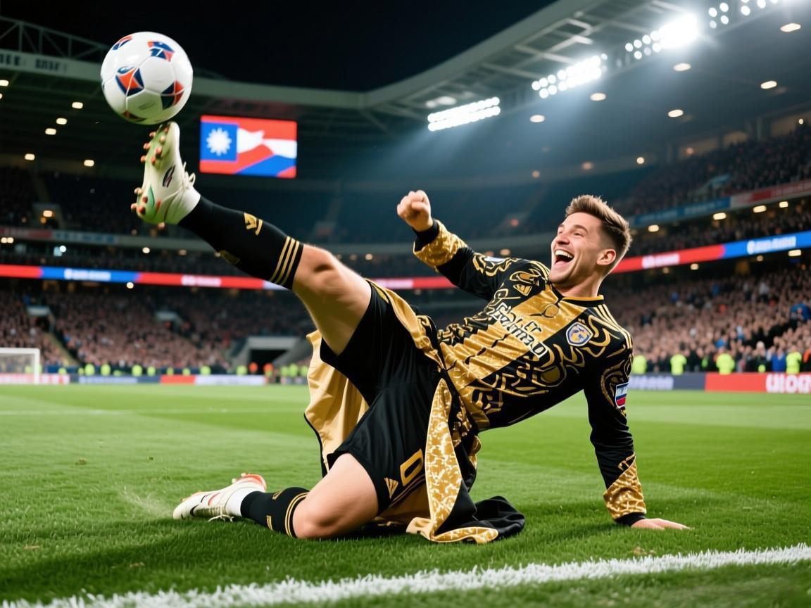 球员华贵式跪倒踢脚戏爆笑全场