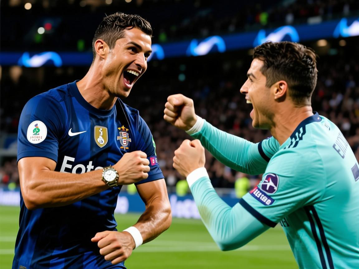 C罗赛场爆笑瞬间:冲突与抢表