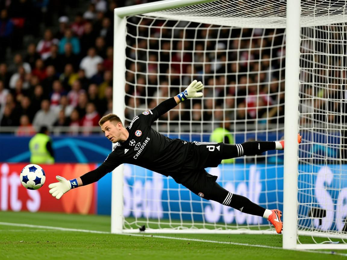 欧冠守门员神扑：极限救球瞬间