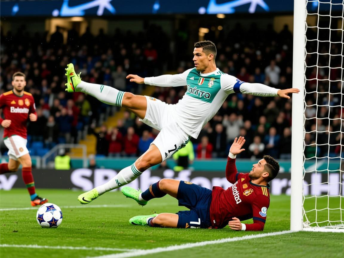 C罗跳水骗点球 里达尔假摔引争议