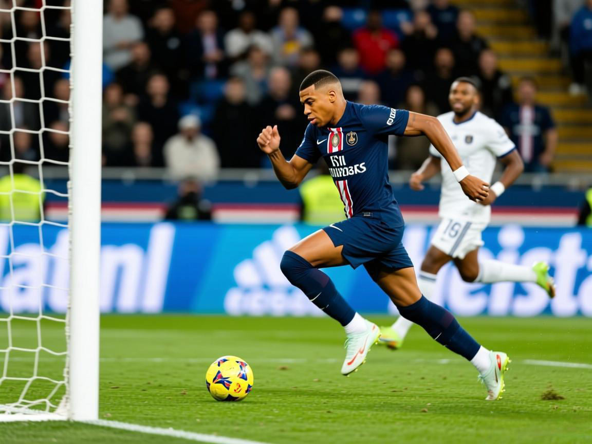 姆巴佩35km/h极速突破单刀破门震撼全场