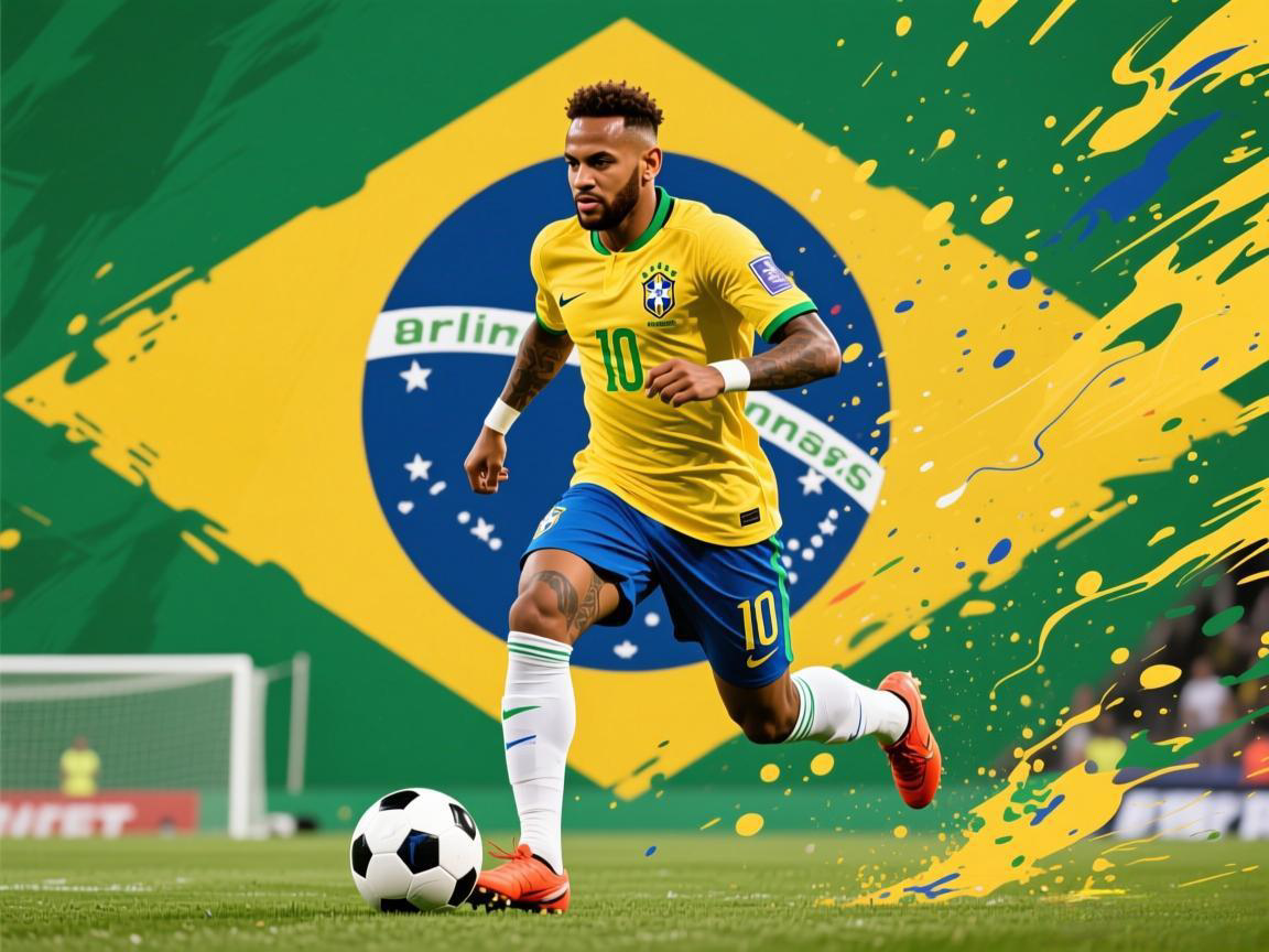 内马尔:桑巴足球的华丽过人艺术