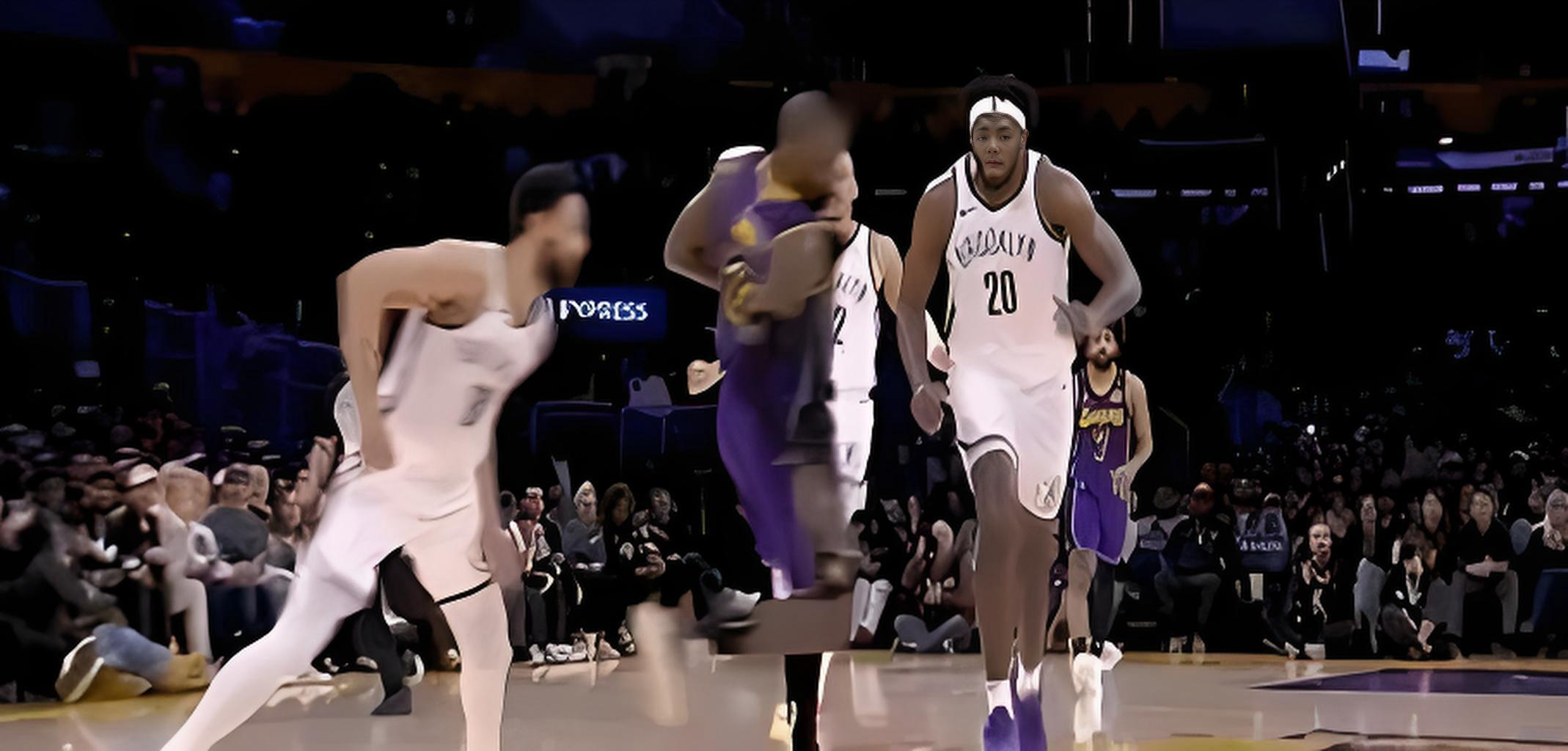 拉塞尔关键三分助湖人险胜猛龙