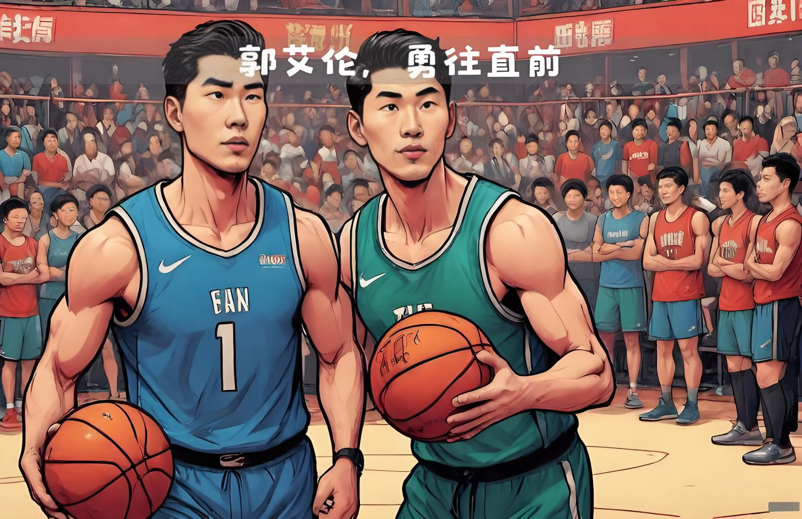 现实与游戏对决!郭艾伦vs欧文