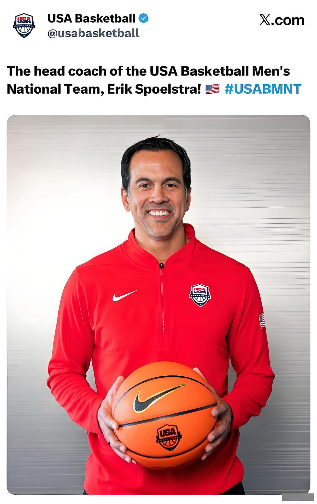 斯波接任美国男篮主帅