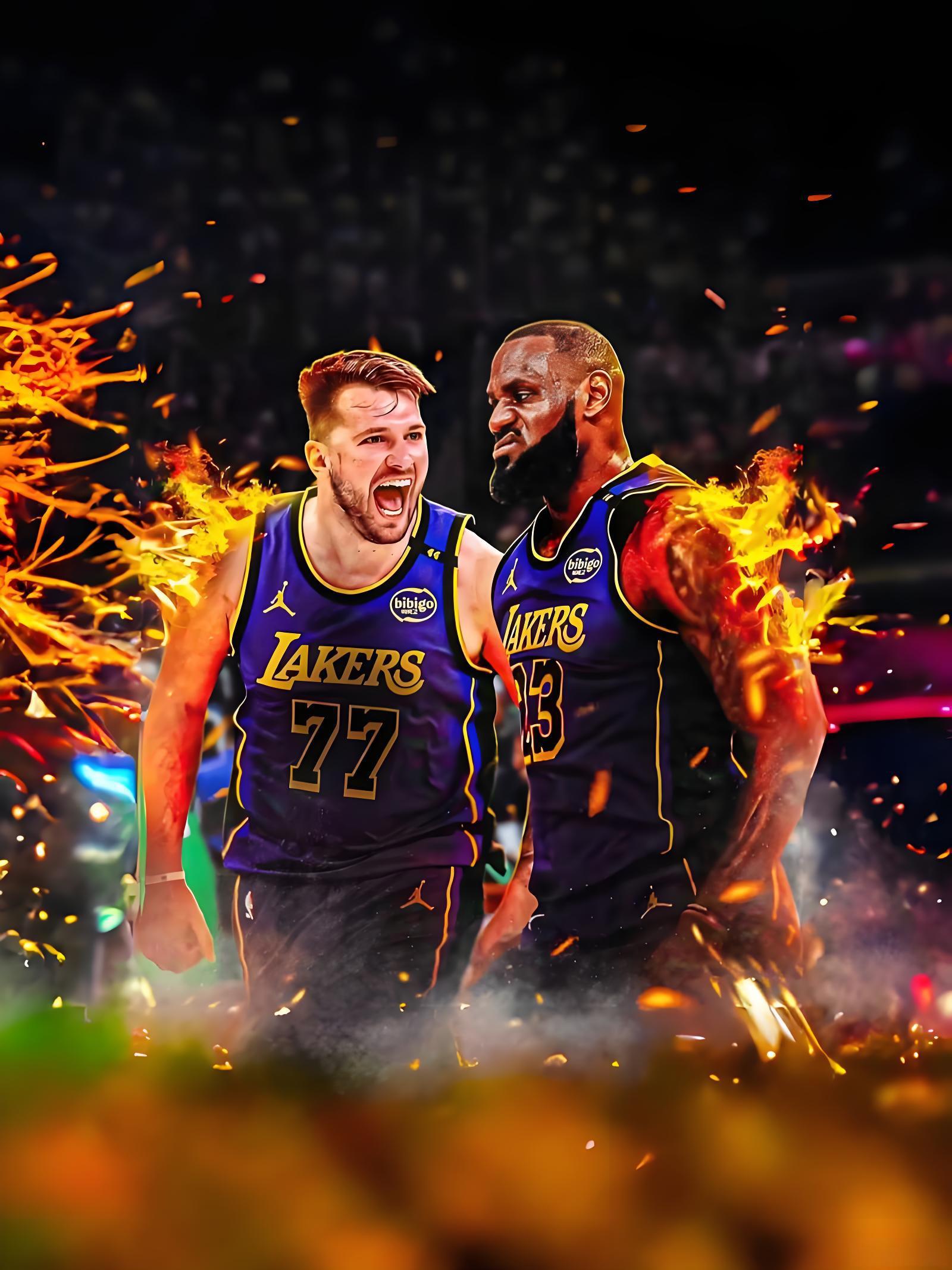 东契奇杀疯！湖人双杀雄鹿