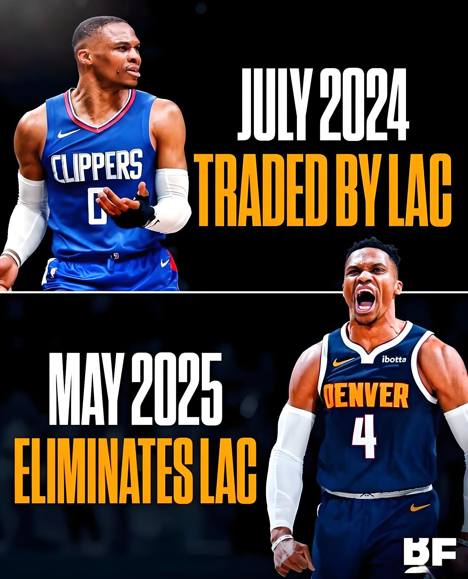 快船惨败掘金 威少力挽狂澜