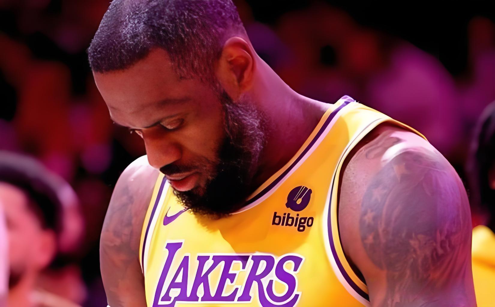 湖人1:3悬崖边,老詹拼尽全力