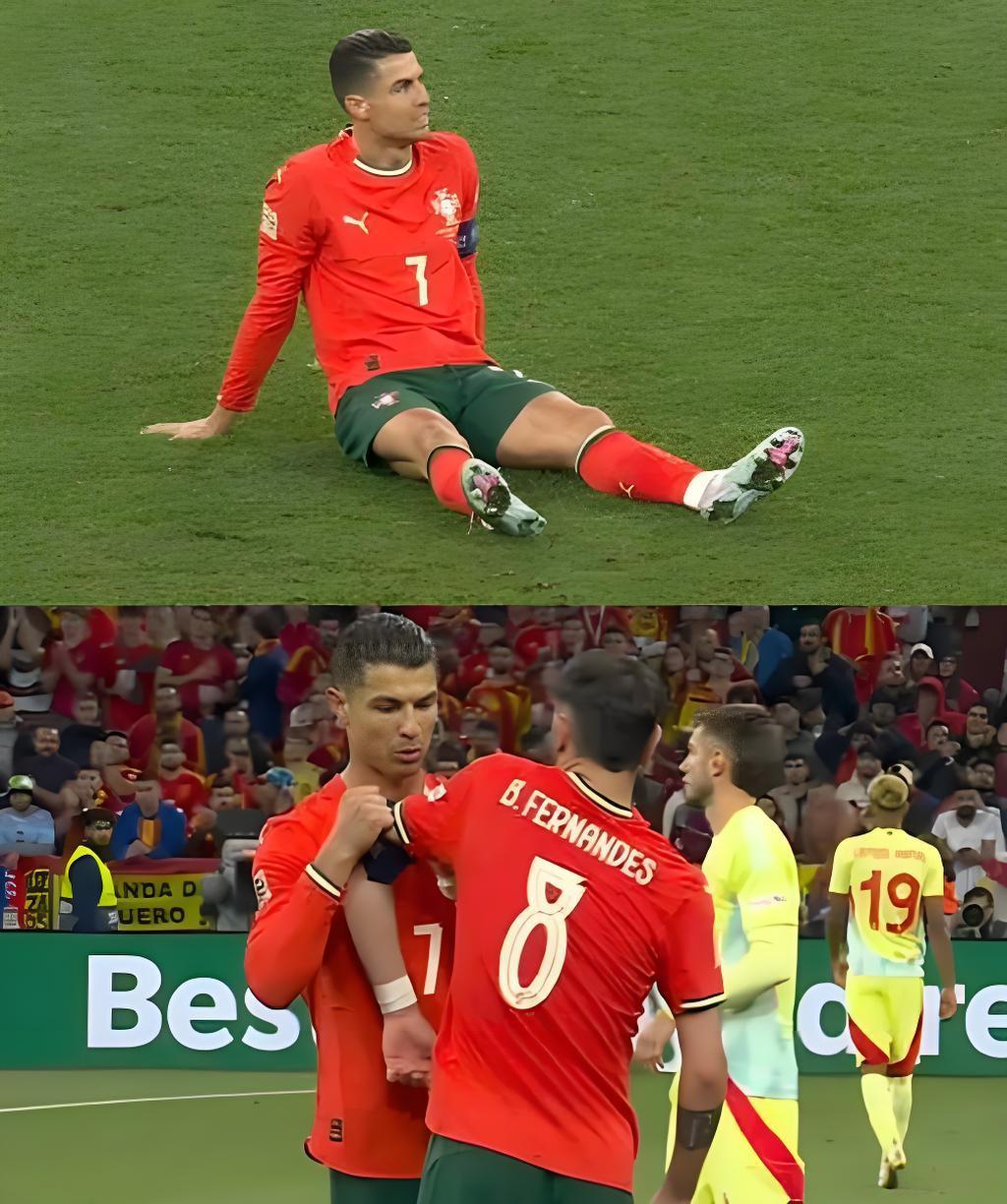 C罗头球险失明仍拼尽全力