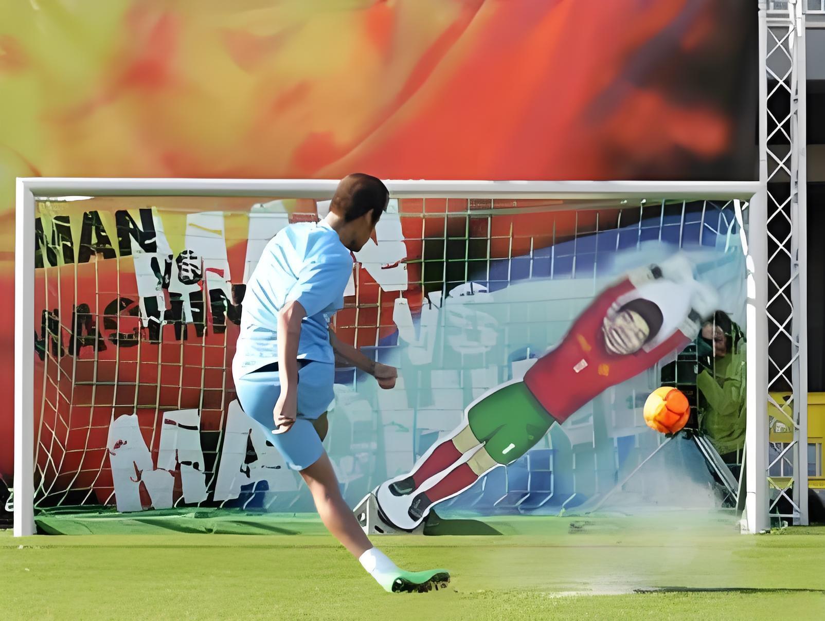 梅西大战机器人守门员