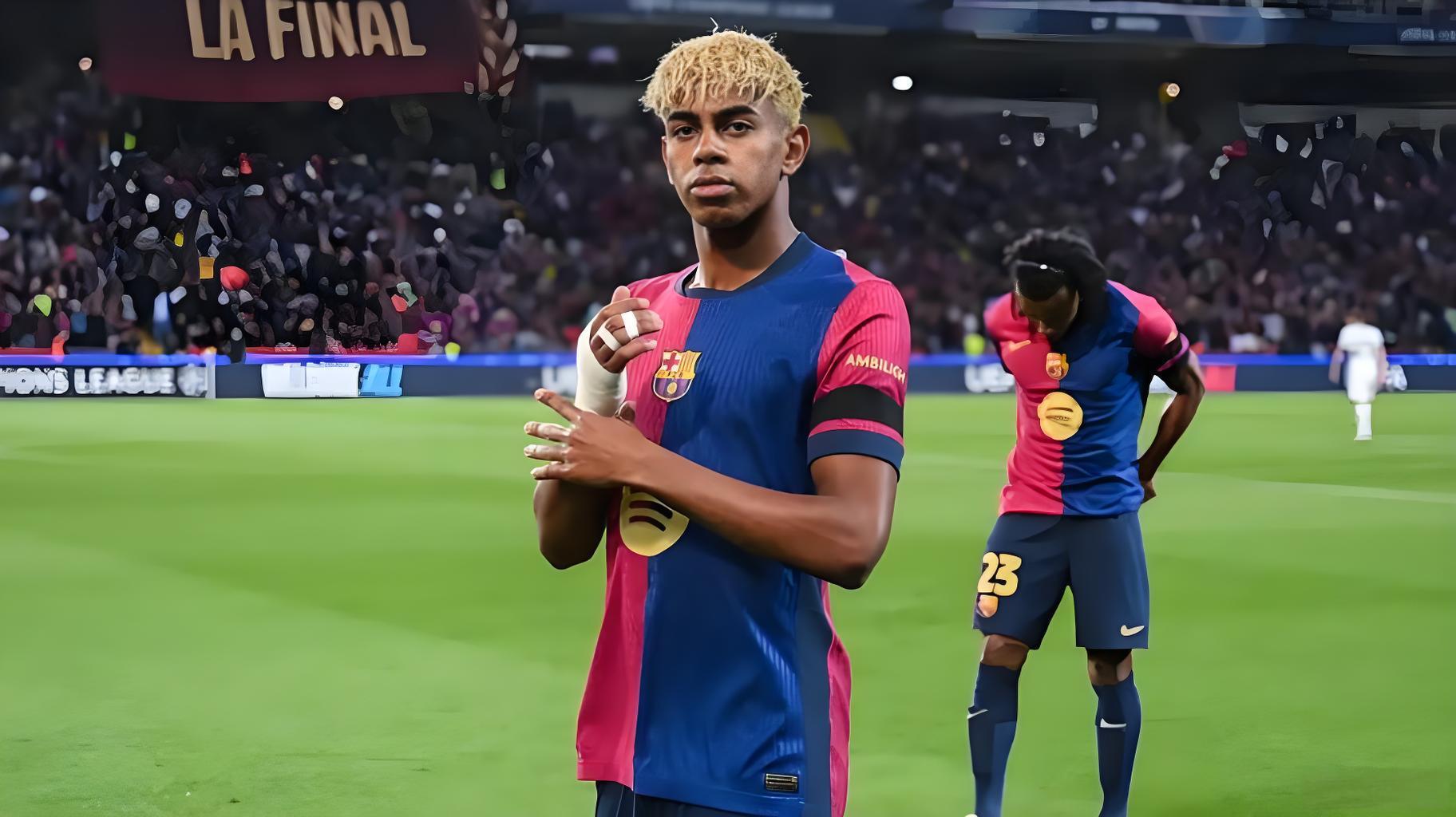 17岁亚马尔闪耀巴萨赛场