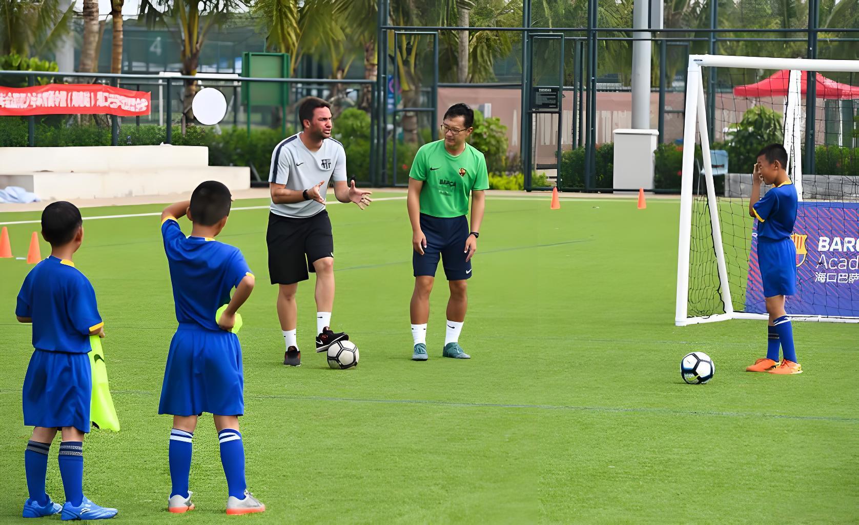 巴萨足球学校一日生活