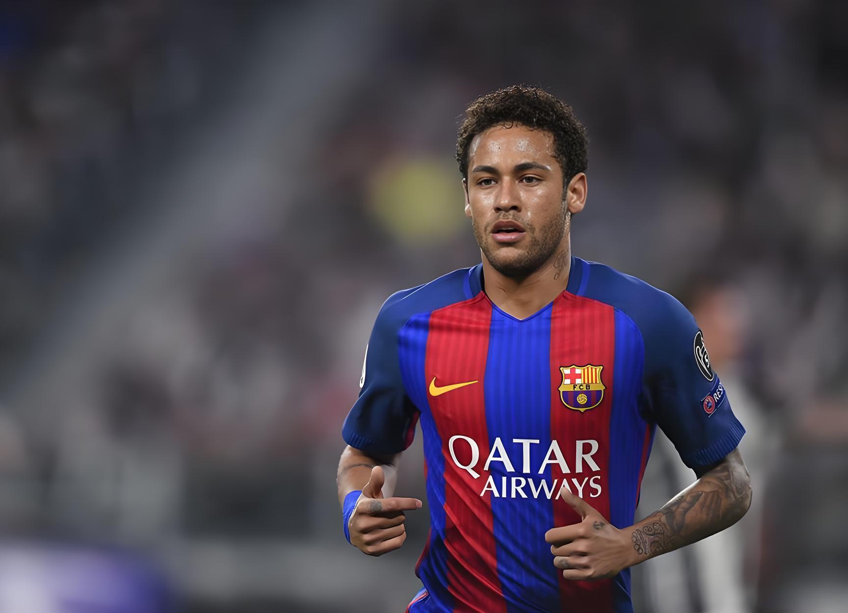 内马尔在巴萨的一天