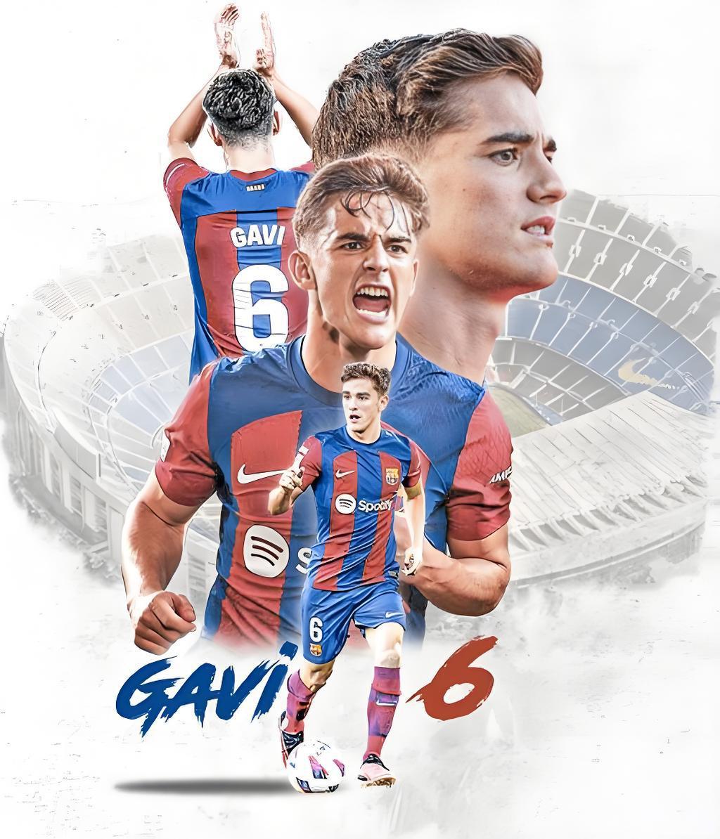 玉面屠夫加维：巴萨未来领袖