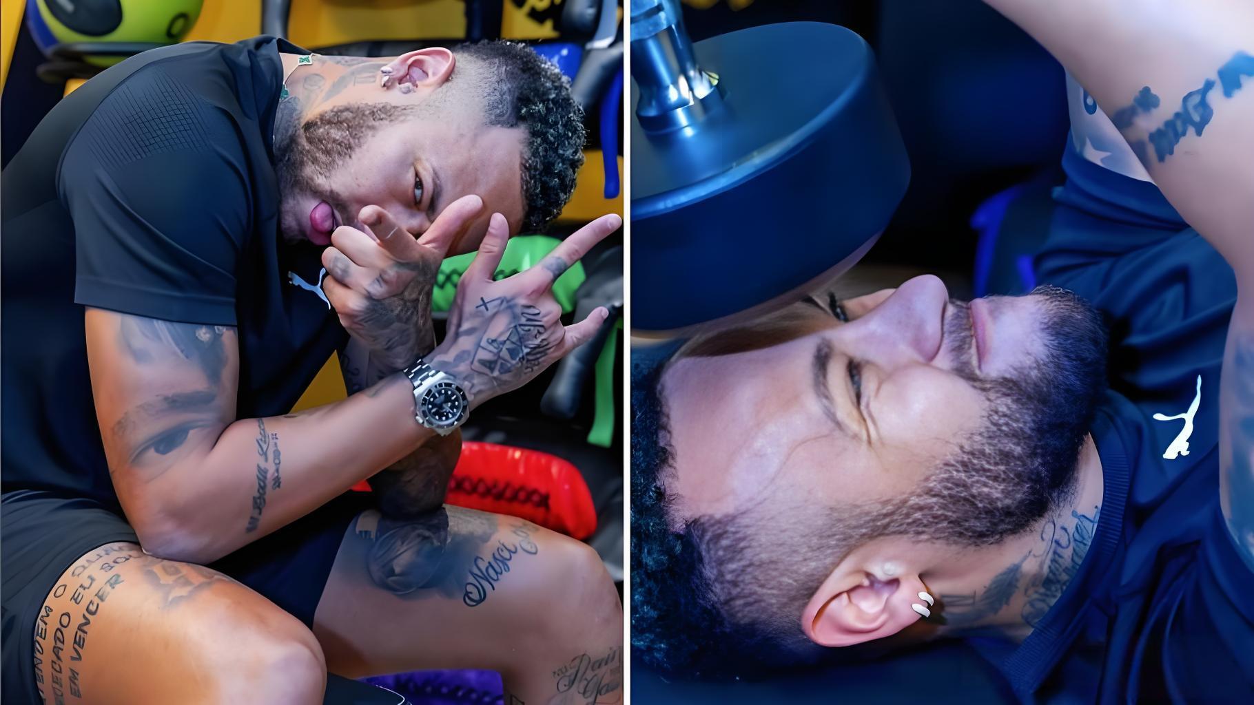 内马尔放假一天训练与社交实录