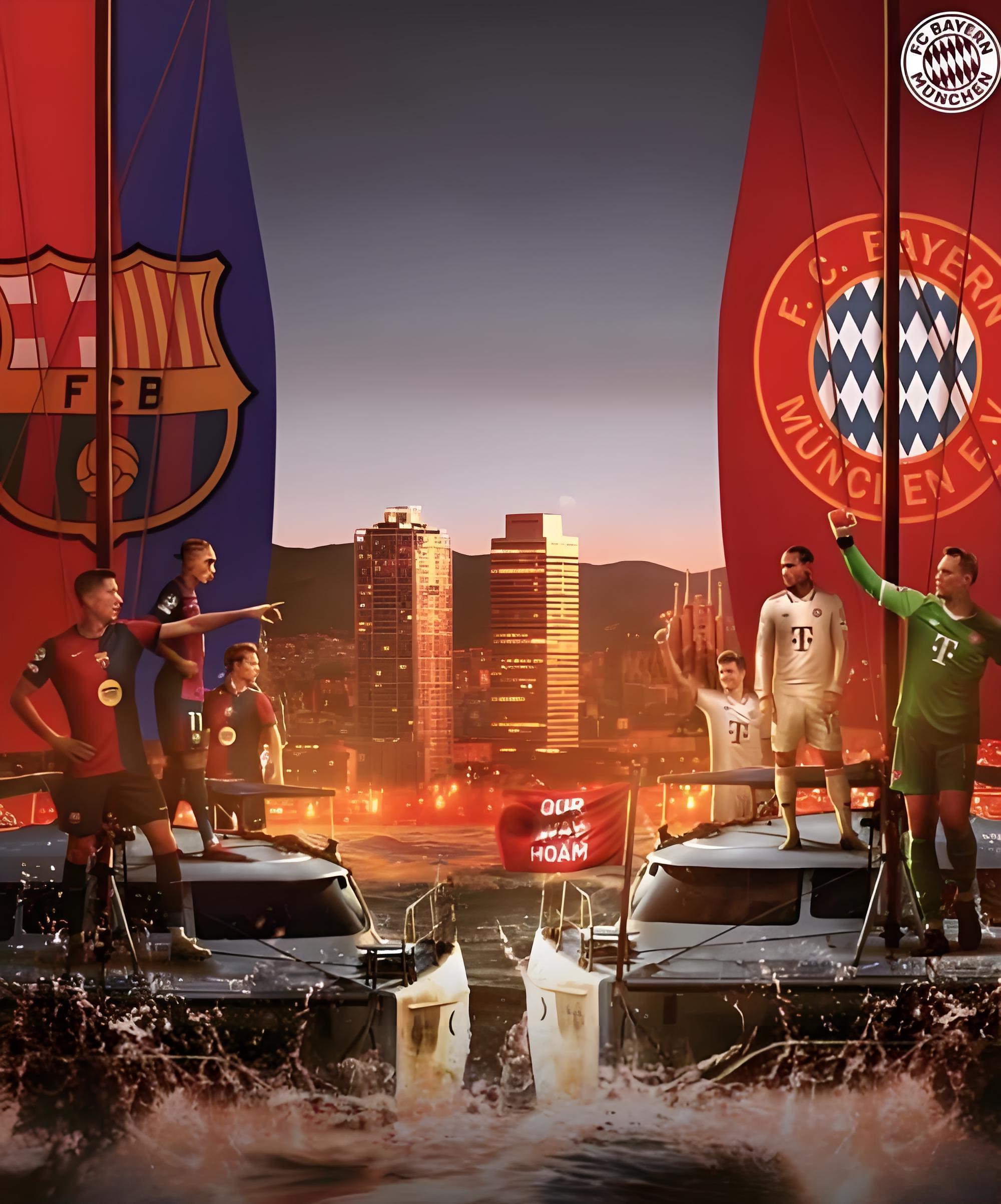 莱万首战救主 拜仁2:0胜巴萨