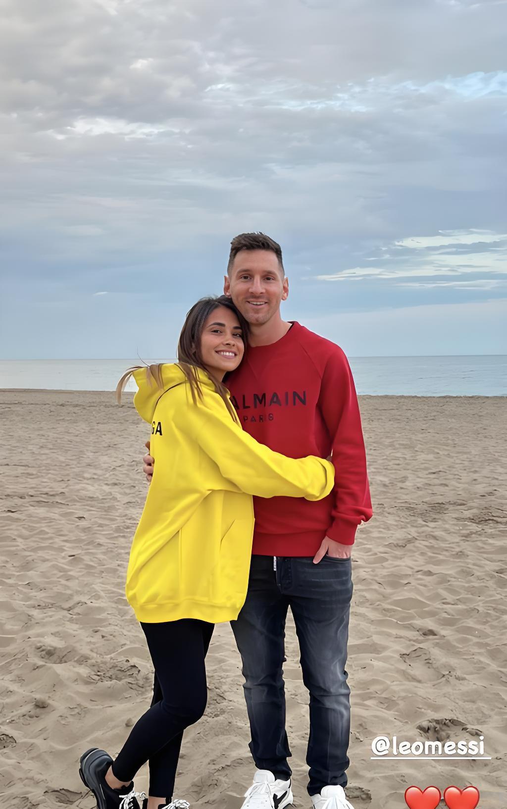 梅西独宠妻子的温柔瞬间