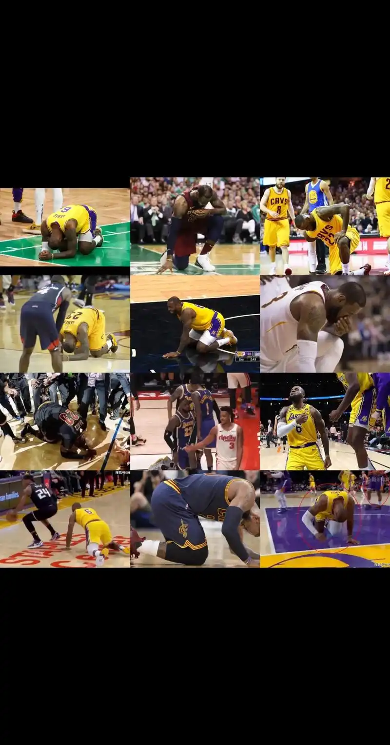 詹姆斯一跪竟改命湖人进季后赛